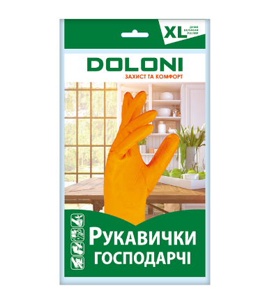 Рукавички господарчі 4563 D-CLEAN Долоні універсальні розмір 10